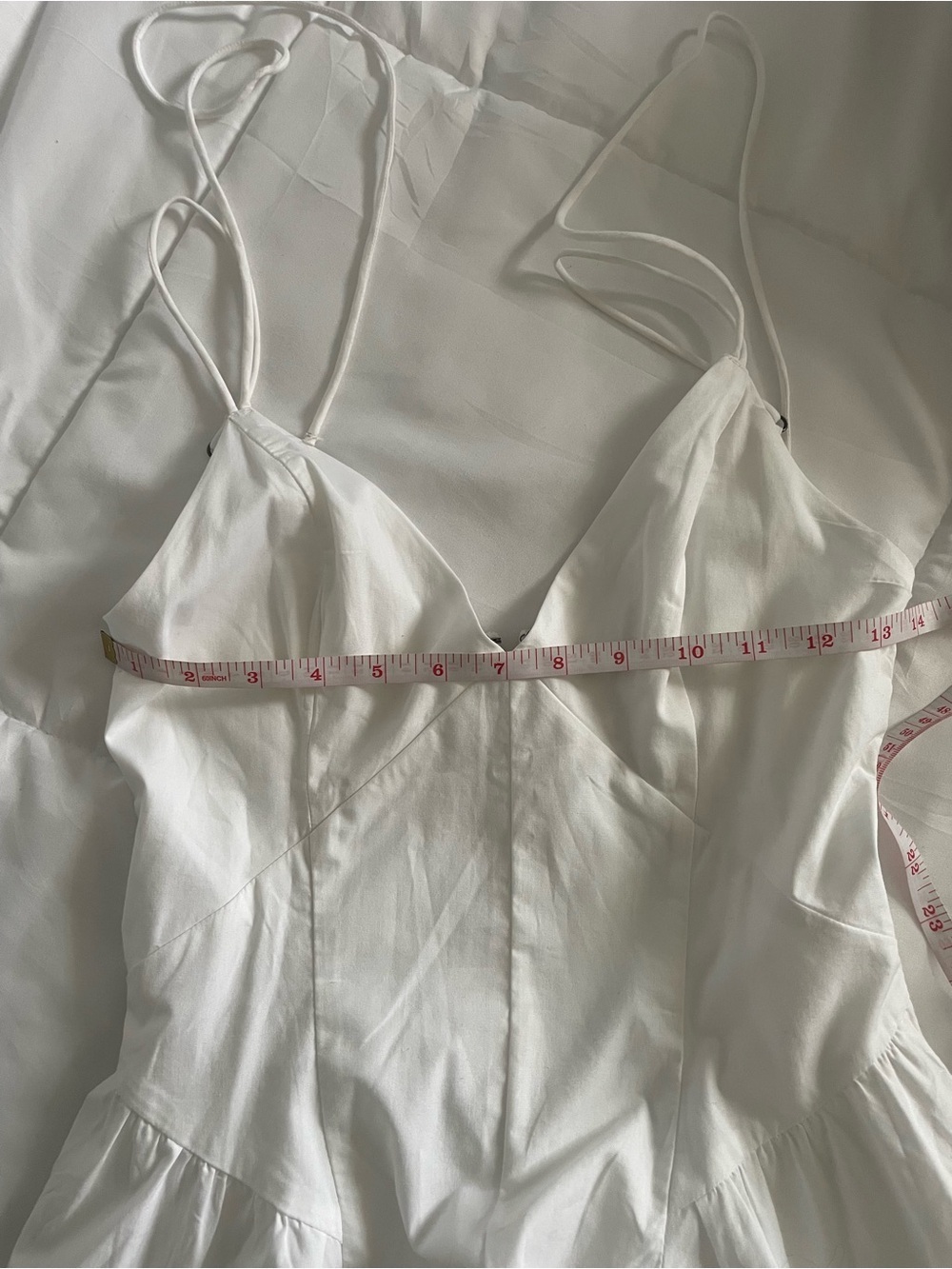 Brand new with tag Abercrombie & Fitch White Strappy Maxi Corset Dress - Picture 9 of 10